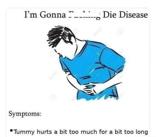 meme tentang sakit perut
