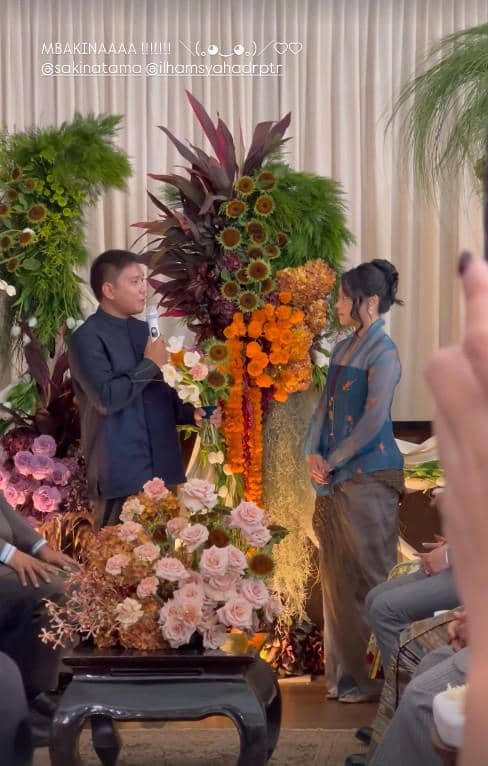 Lamaran Sakina Tama, Putri Wishnutama (instagram.com/sakinatama)