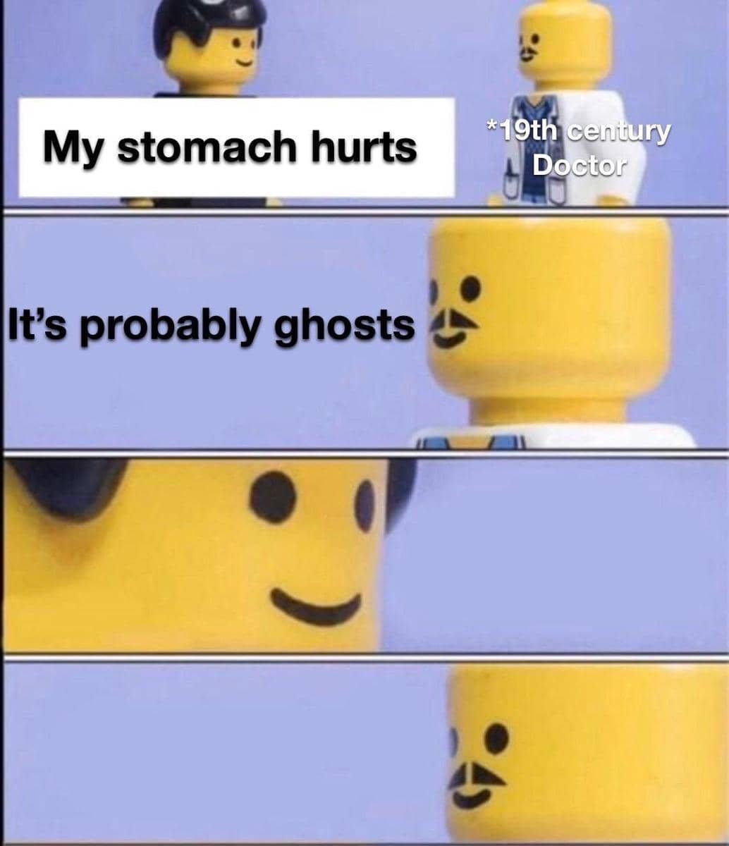 meme tentang sakit perut