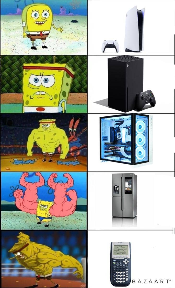 meme kartun tentang kalkulator