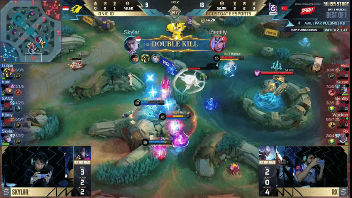 Momen serangan balik ONIC