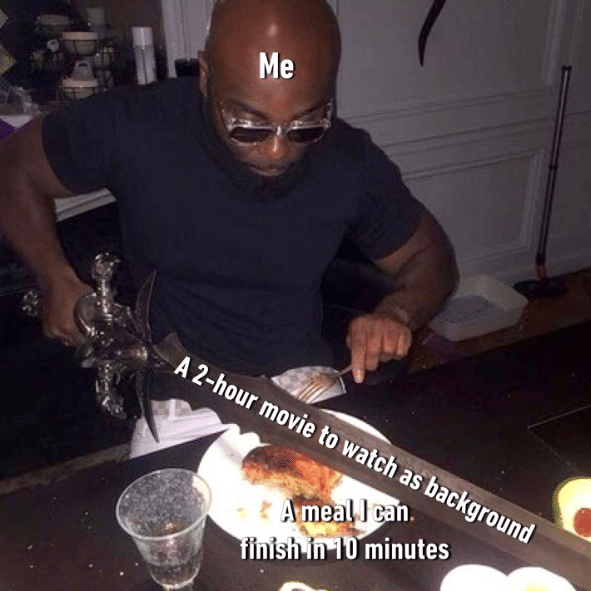 meme makanan di bioskop 