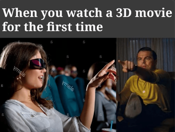 meme nonton film 3D