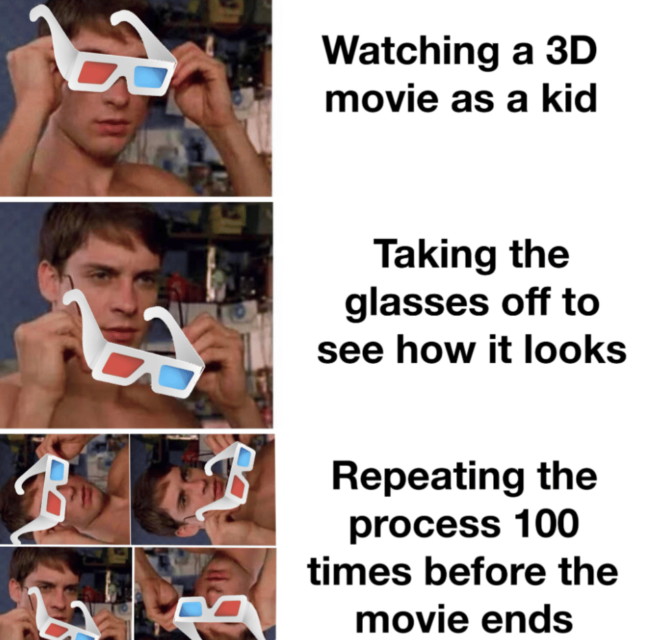 meme nonton film 3D