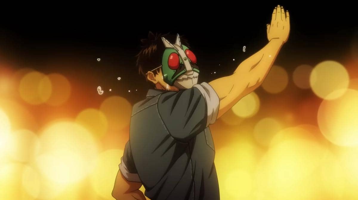 cuplikan anime Tojima Wants to be a Kamen Rider