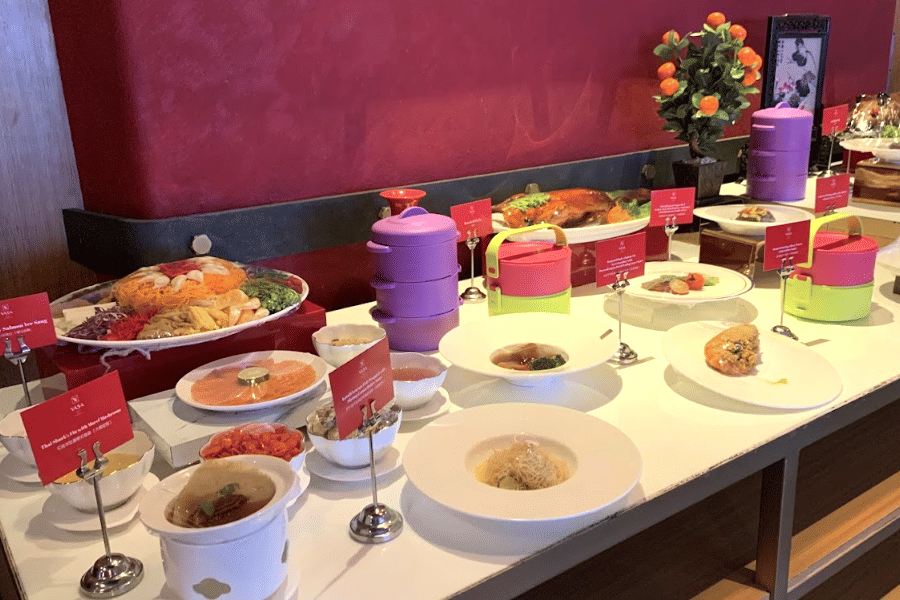 Potret menu yang akan disajikan dalam acara Vasa Lunar Celebration: Fire Horse Gala 