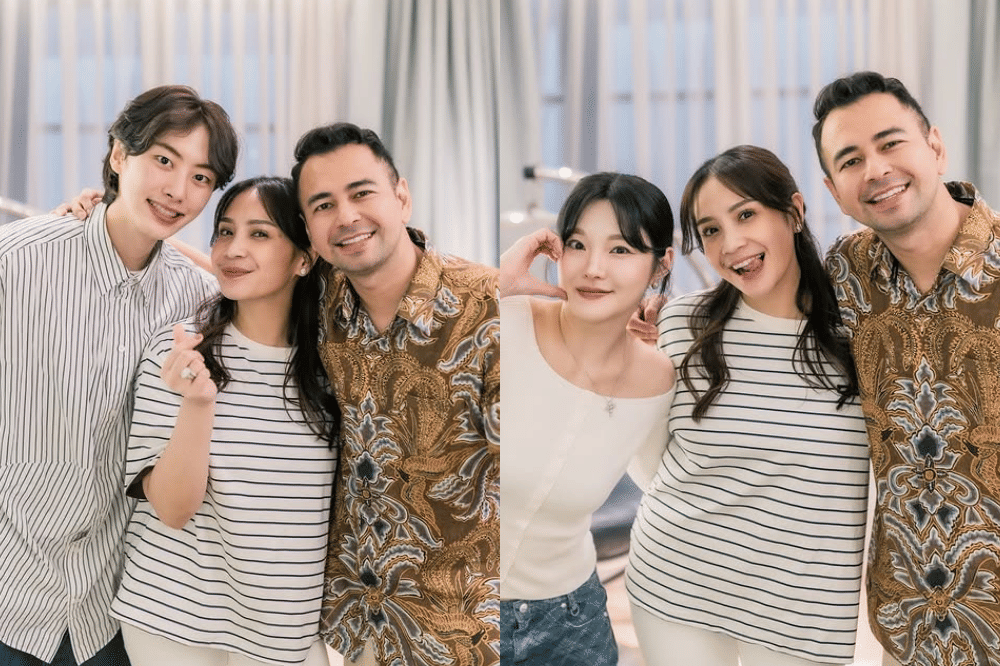 Potret Lee Won Jung dan Han Chae Kyung main ke rumah Nagita Slavina