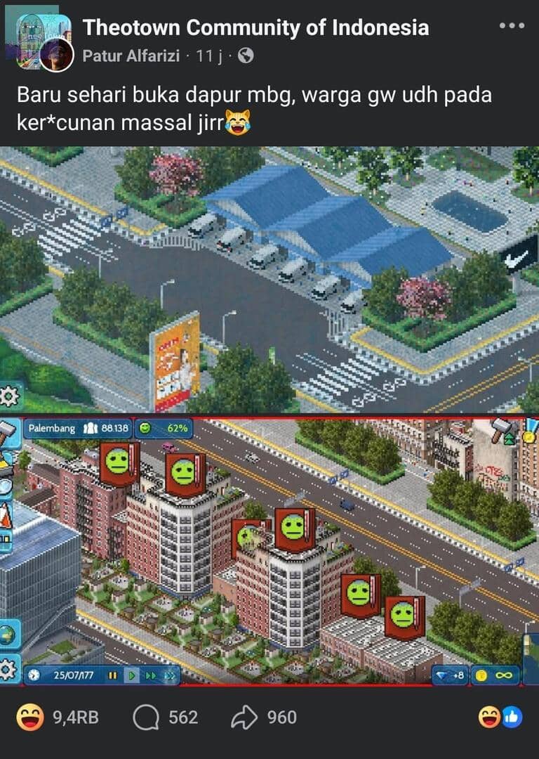 curhatan pemain Theotown