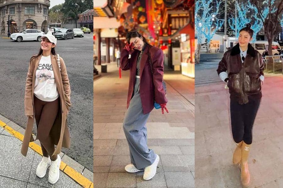 OOTD Ayu Dewi Liburan di Shanghai 