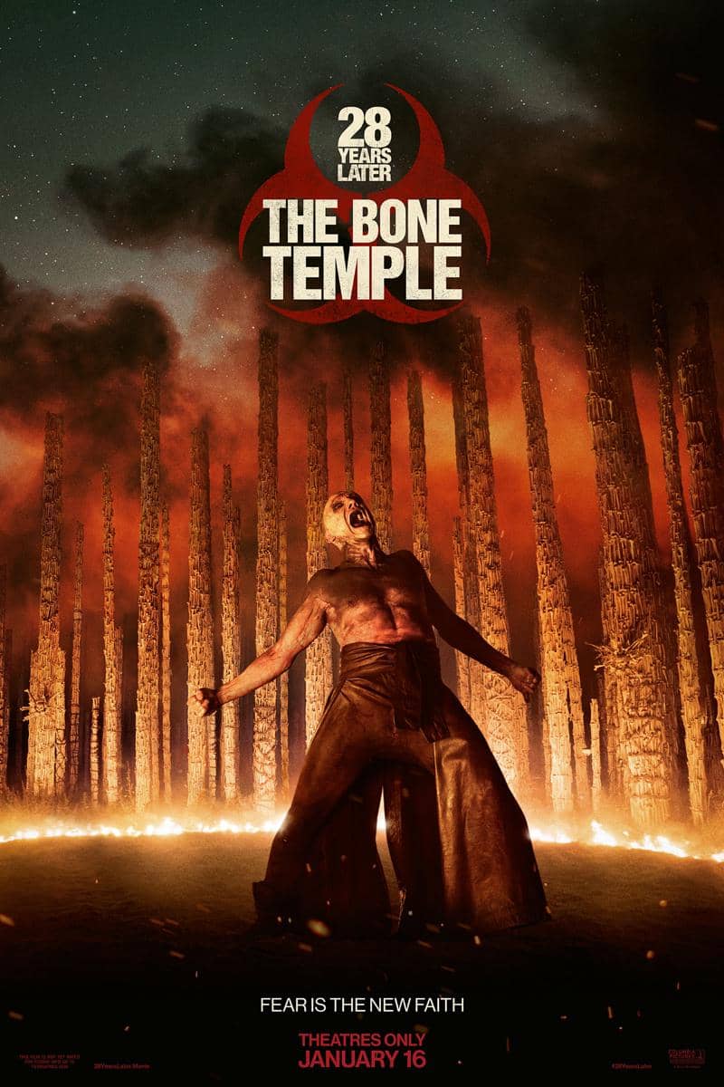 Poster resmi film 28 Years Later: The Bone Temple
