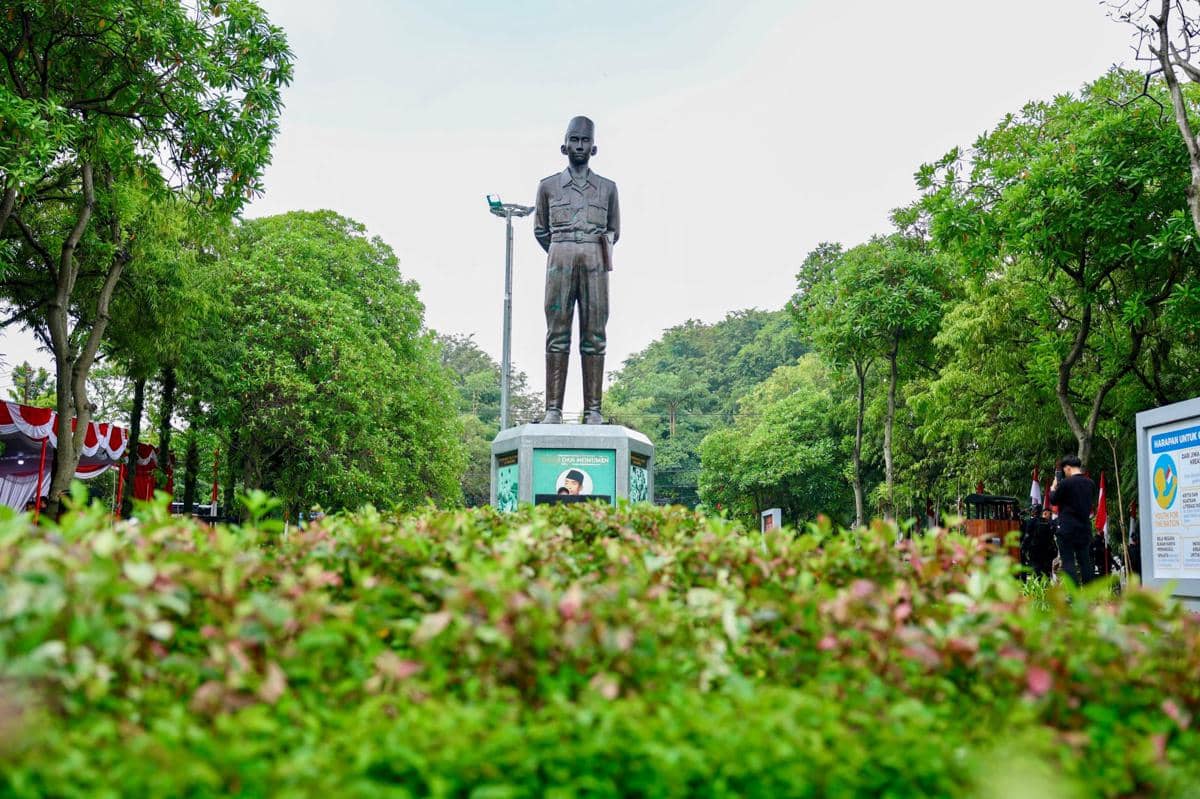 Monumen dan Taman RM Bambang Soeprapto di Gajahmungkur, Semarang, Jumat (9/1/2026). (Dok. Pemprov Jateng)
