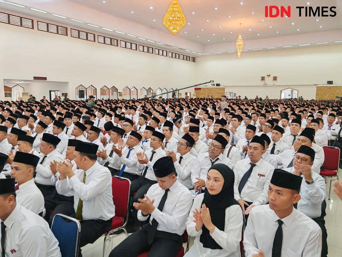 Kementerian Haji dan Umrah (Kemenhaj) menggelar pendidikan dan pelatihan untuk Panitia Penyelenggara Ibadah Haji (PPIH) 2026, di Asrama Haji Pondok Gede, Jakarta, dari 10-30 Januari 2026 (IDN TImes/Ilman Nafi'an)