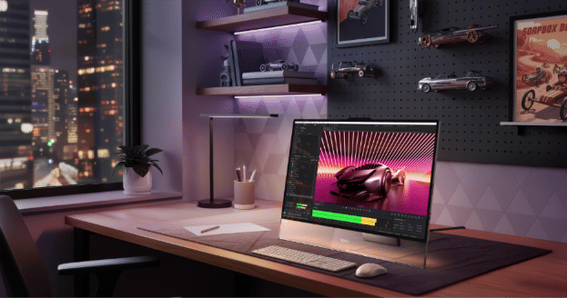 ilustrasi PC Yoga AIO i Aura Edition Lenovo