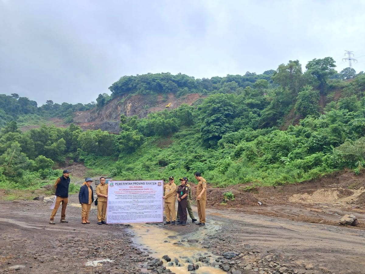Pemprov tutup 3 tambang ilegal di Cilegon (Dok. ESDM Banten)