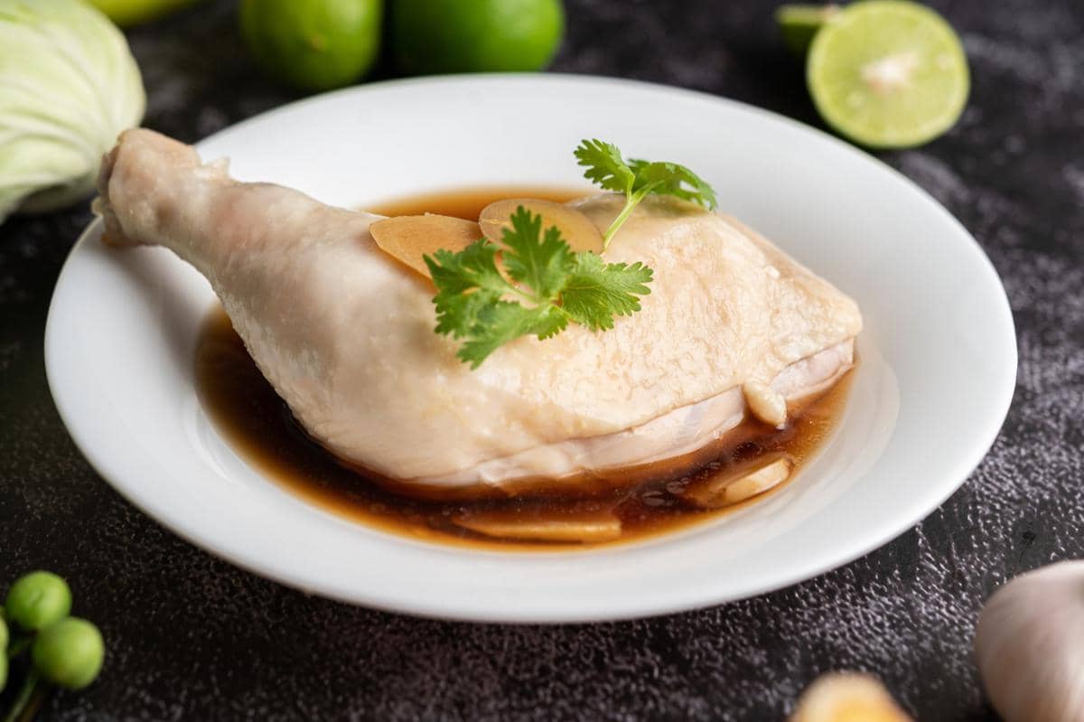 ilustrasi ayam kukus