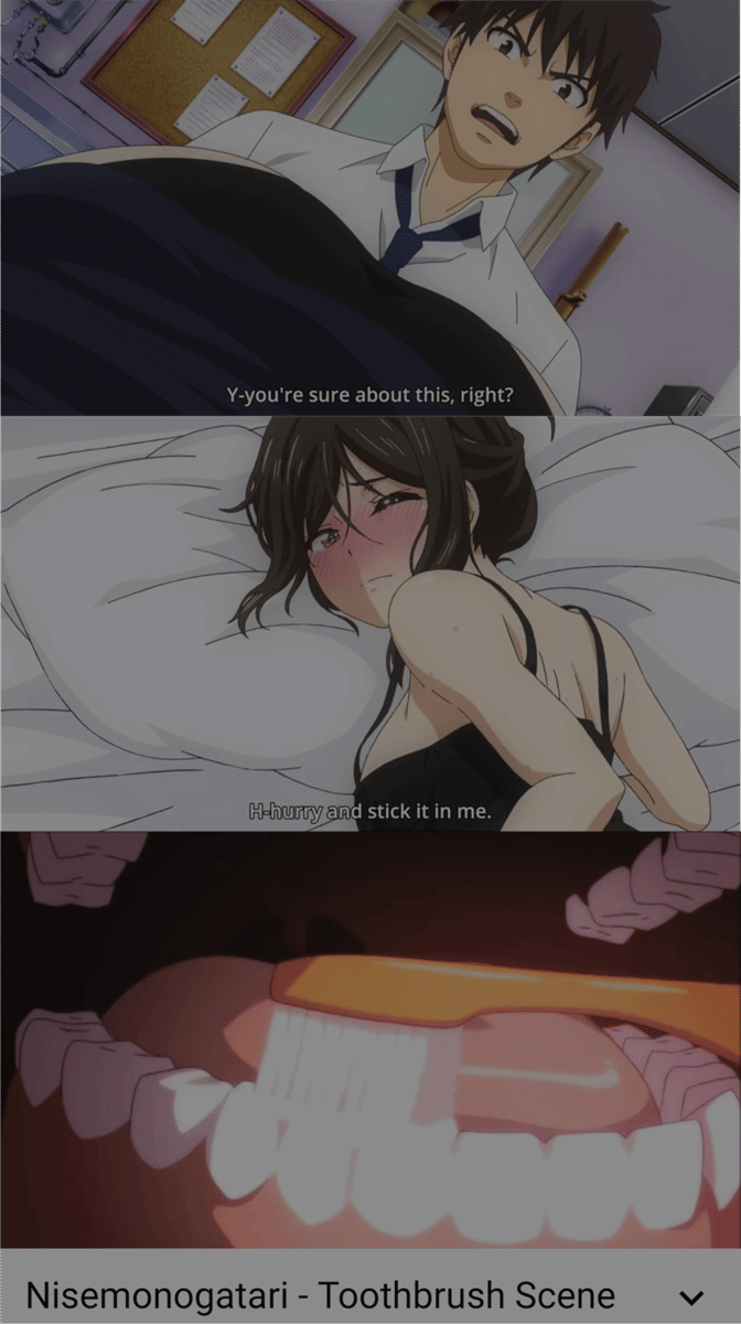 meme anime tentang sikat gigi