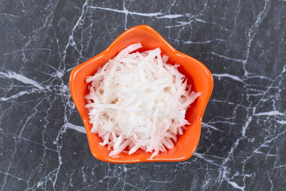 ilustrasi kelapa parut manis 