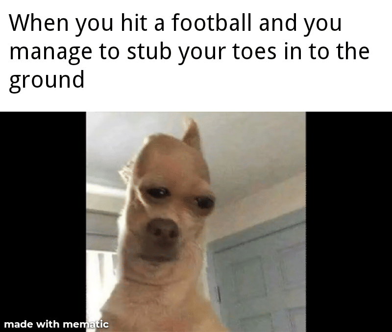 meme kocak tentang jempol kaki