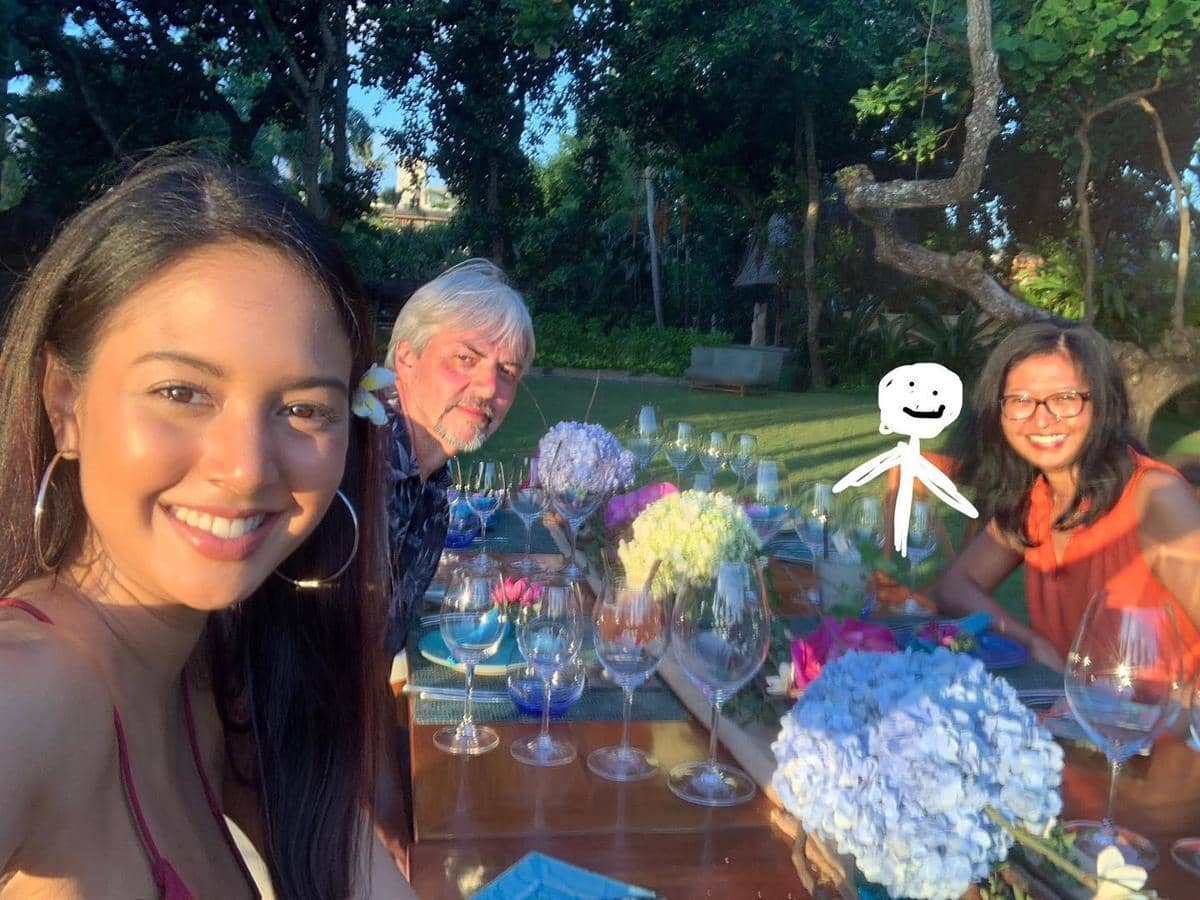 Aurelie Moeremans dan orangtua (instagram.com/aurelie)