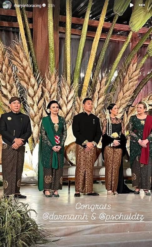 Artis di Pernikahan Putra Tommy Soeharto (instagram.com/rharyantoracing)
