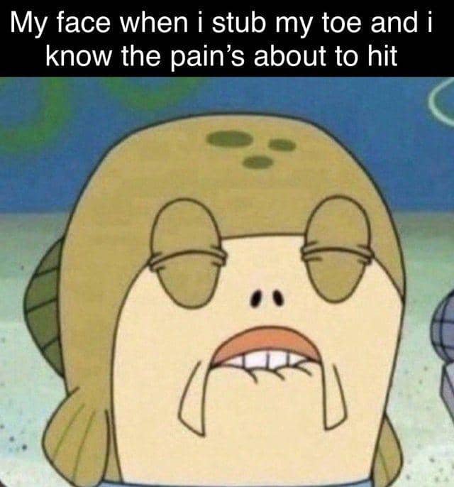 meme kocak tentang jempol kaki