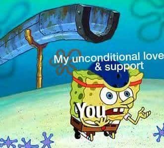 meme SpongeBob tentang sakit kepala