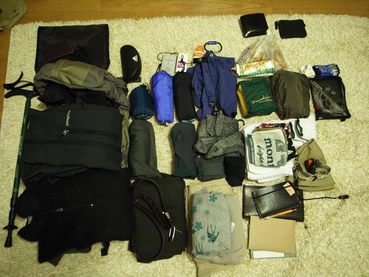 potret persiapan mendaki Gunung Fuji 