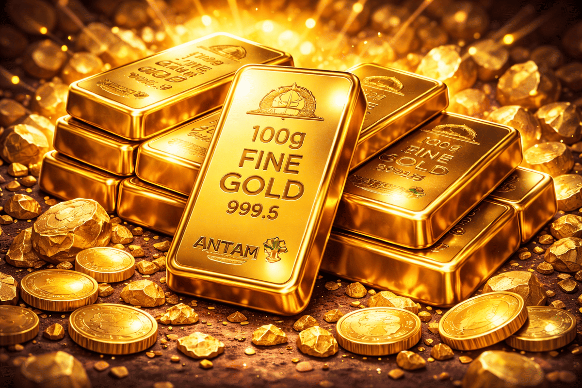 Kilauan emas antam