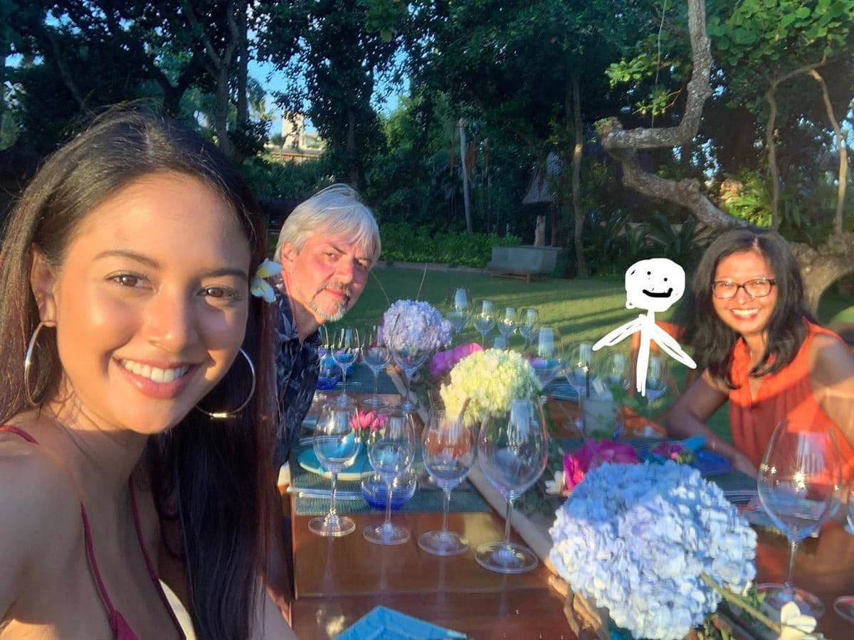 Aurelie Moeremans dan orangtua (instagram.com/aurelie)