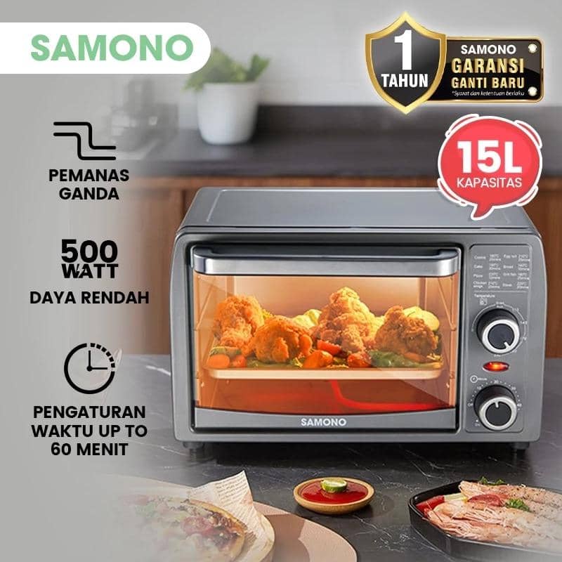 SAMONO Electric Oven 15L (shopee.co.id/SAMONO Official Shop)