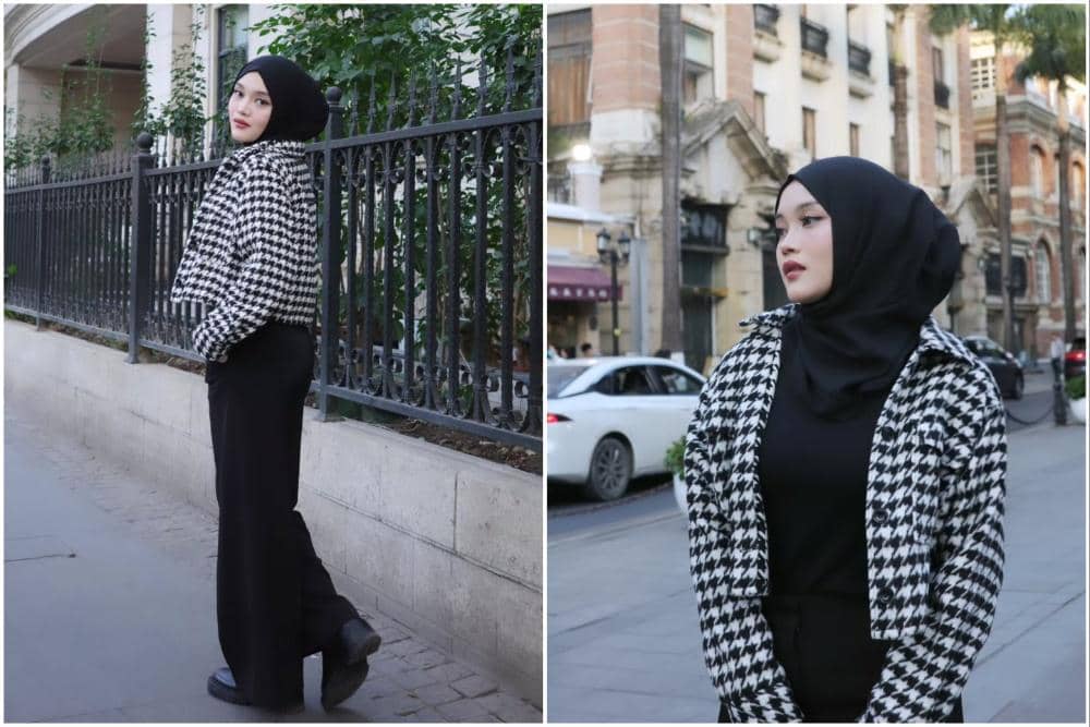 Putri Delina jalan-jalan di Shamian Island