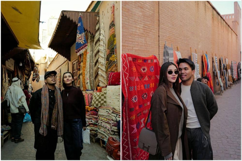 Thariq dan Aaliyah jalan-jalan di Souk Semmarine