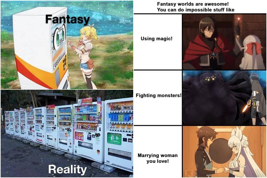 kolase meme anime fantasi