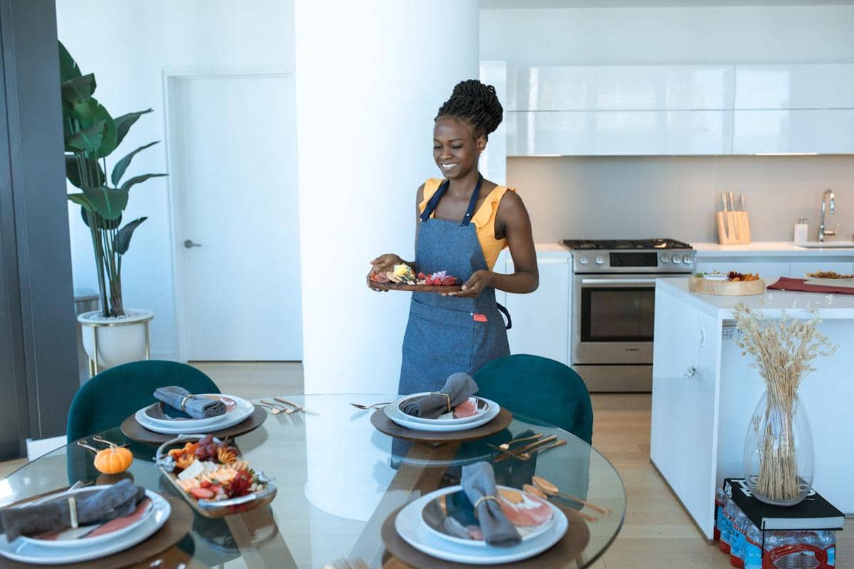 ilustrasi furnitur meja kaca