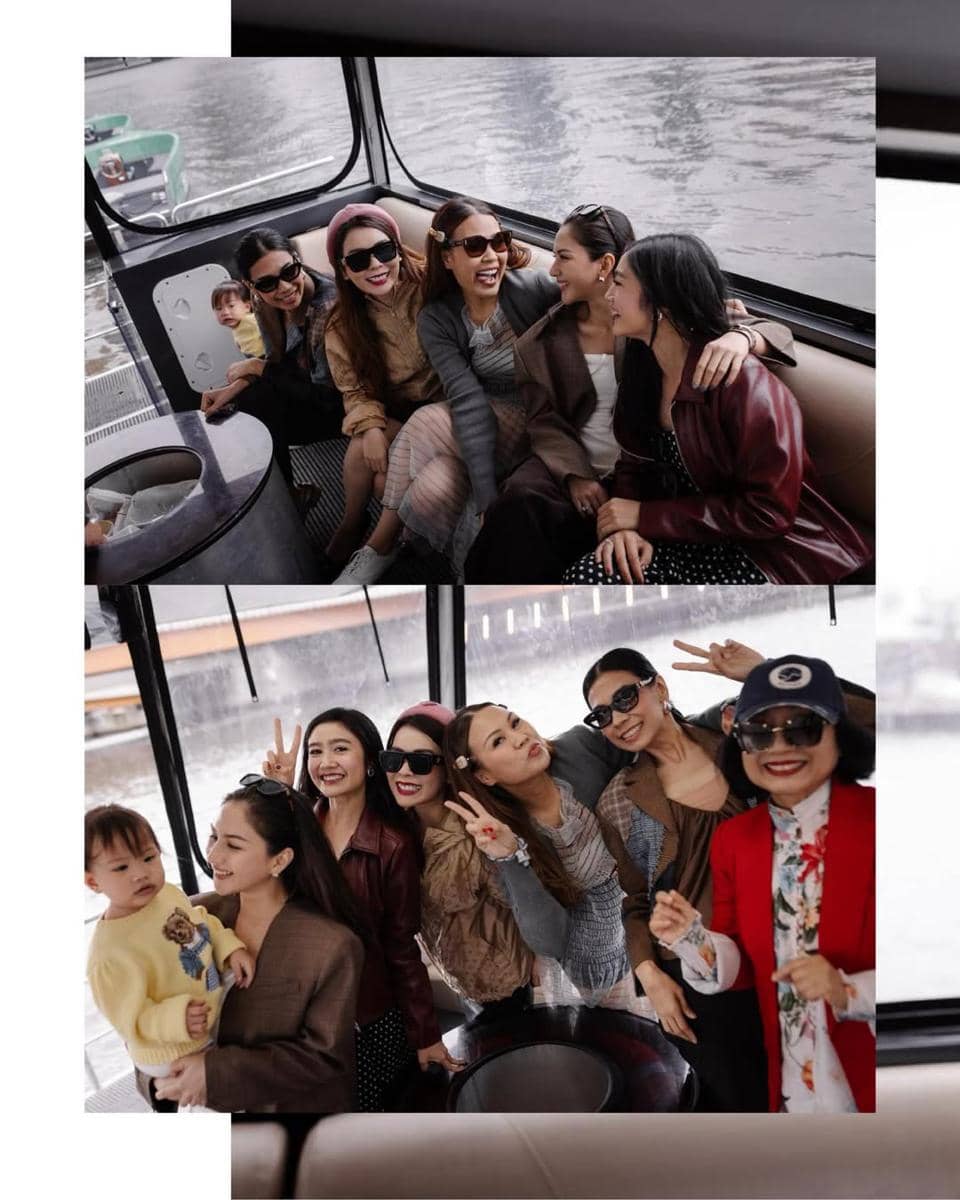 Jessica Mila menikmati wisata Melbourne River Cruises.