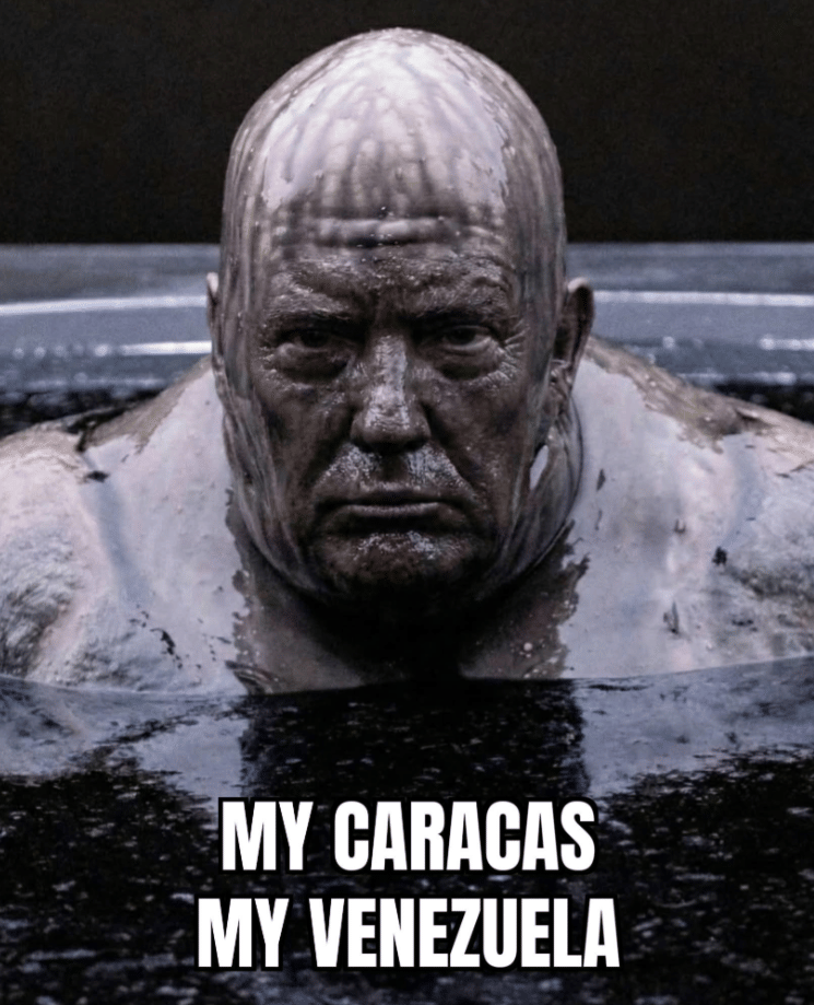 meme kondisi geopolitik Venezuela