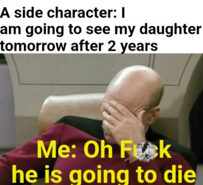 meme karakter pendukung dalam film dan serial