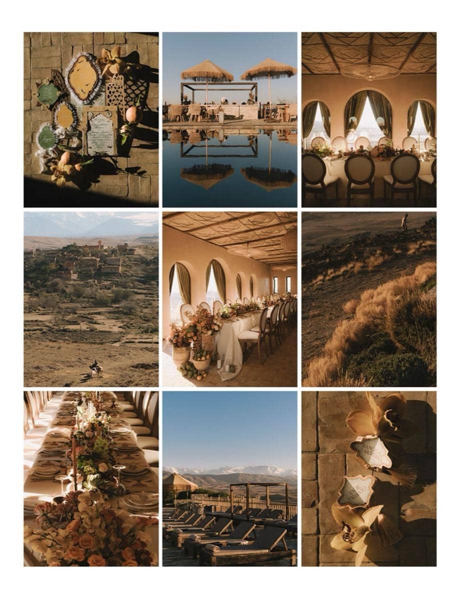 Dekorasi Pernikahan Ranggaz Laksmana dan Angie Prijanto di Maroko