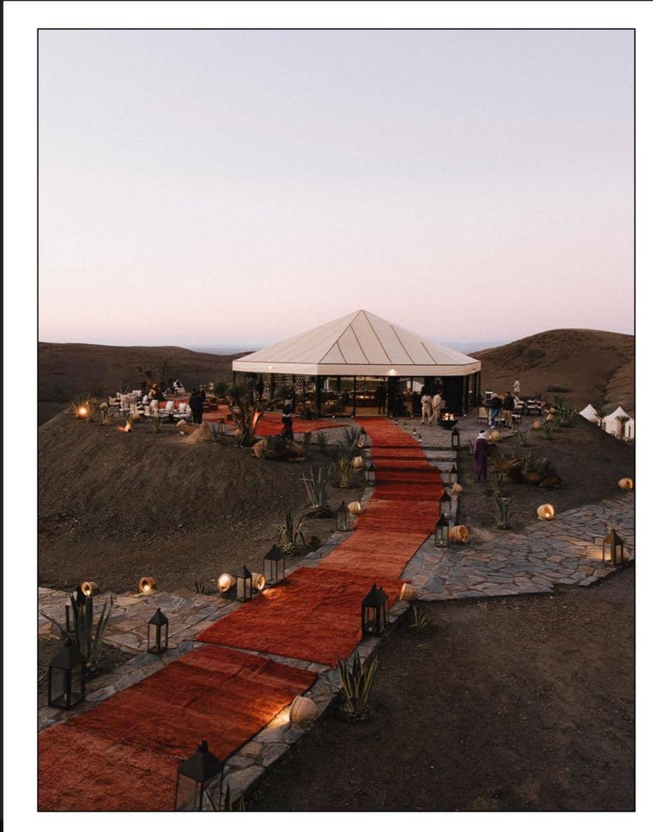 Dekorasi Pernikahan Ranggaz Laksmana dan Angie Prijanto di Maroko