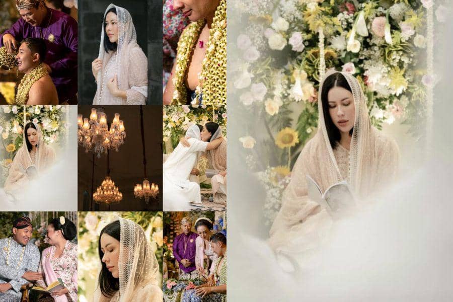 Gaya Pengajian dan Siraman Patricia, Kini Istri Darma Mangkuluhur