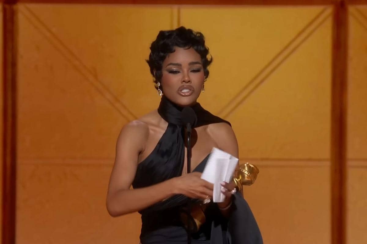 Teyana Taylor menang Golden Globe Awards 2026 