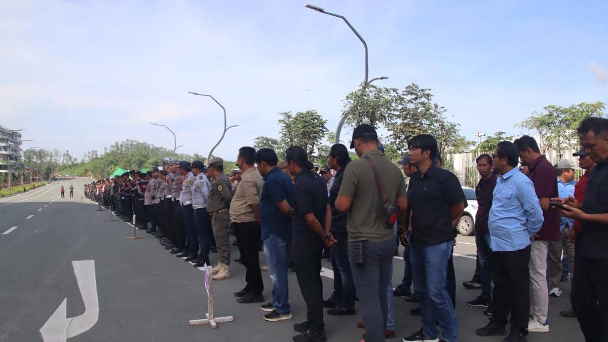 Personel intel gabungan menghadiri apel kesiapsiagaan taktis pengamanan RI di IKN (IDN Times/Istimewa)