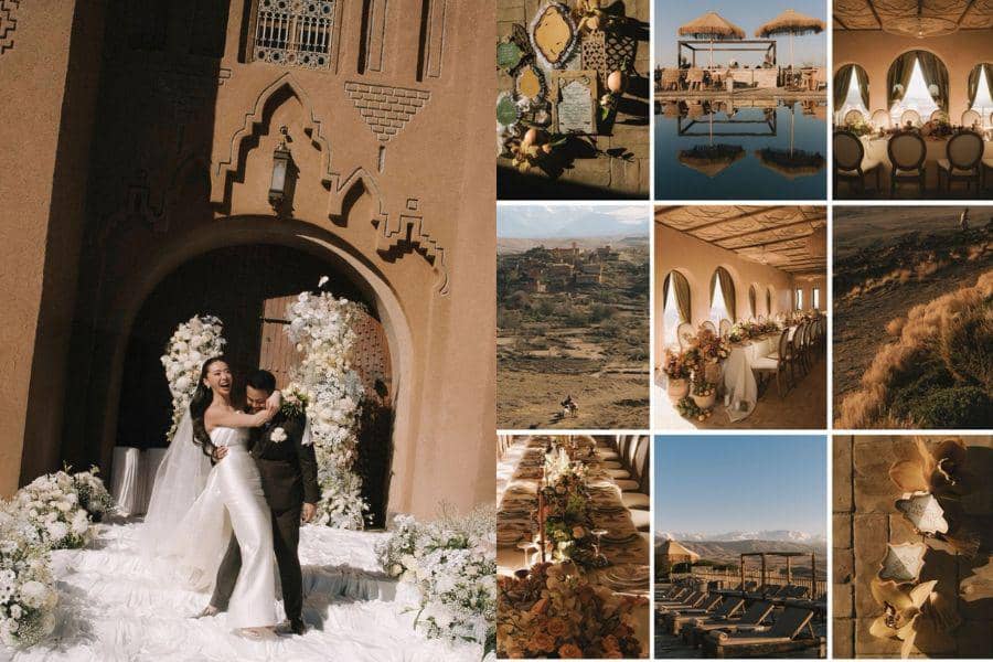 Dekorasi Pernikahan Ranggaz Laksmana dan Angie Prijanto di Maroko