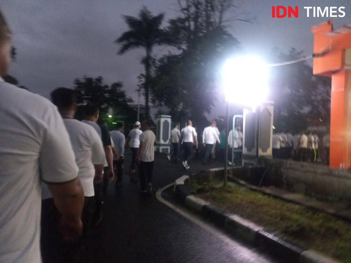 Petugas haji jalani latihan fisik 