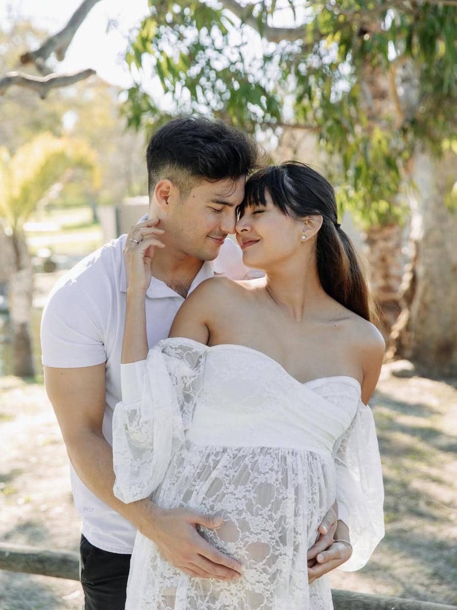 potret maternity shoot Aurelie Moeremans