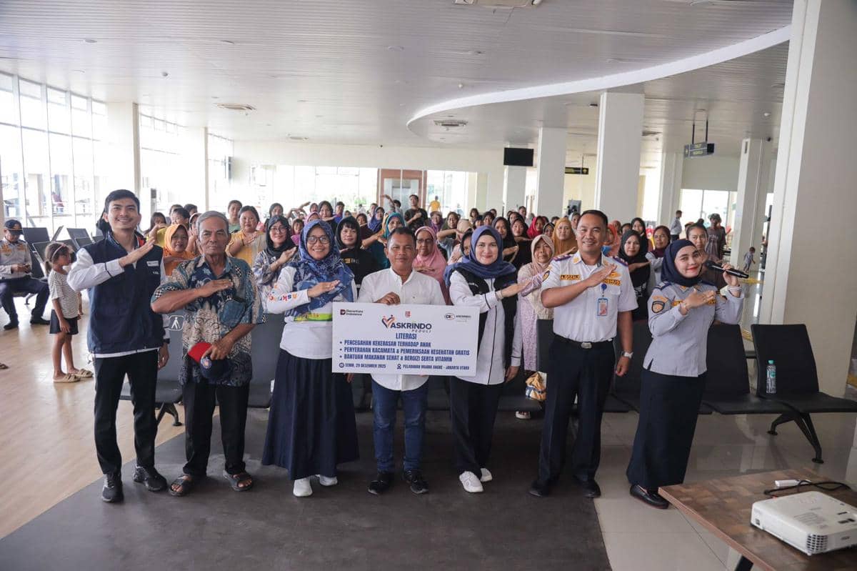 Bakti sosial KemenPPPA menjangkau perempuan dan anak pesisir Muara Angke bersama Askrindo (Dok/Istimewa)