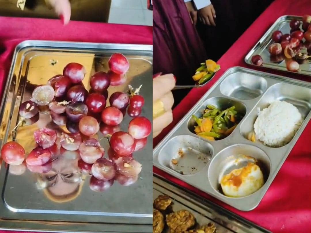 Rekaman video guru SDN 3 Sindang Sari marah akibat menu program MBG tidak layak konsumsi.