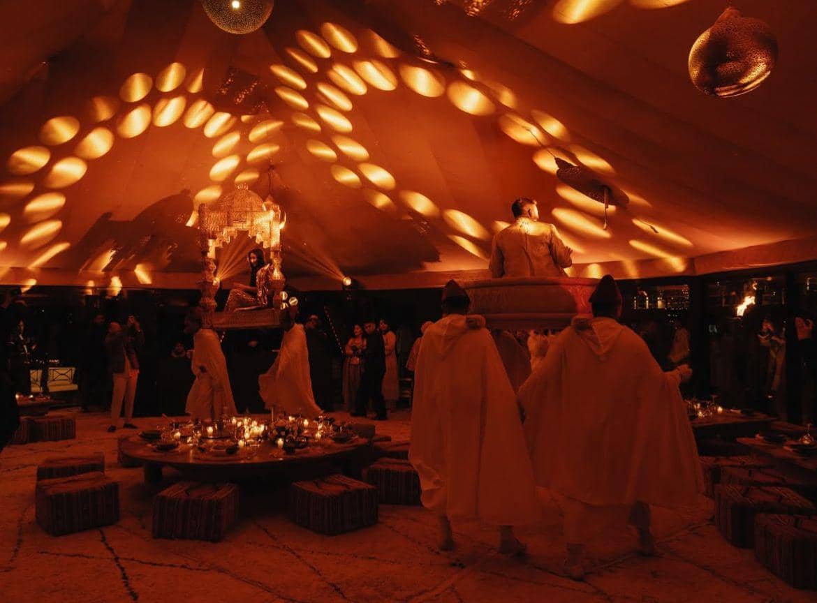 Dekorasi Pernikahan Ranggaz Laksmana dan Angie Prijanto di Maroko