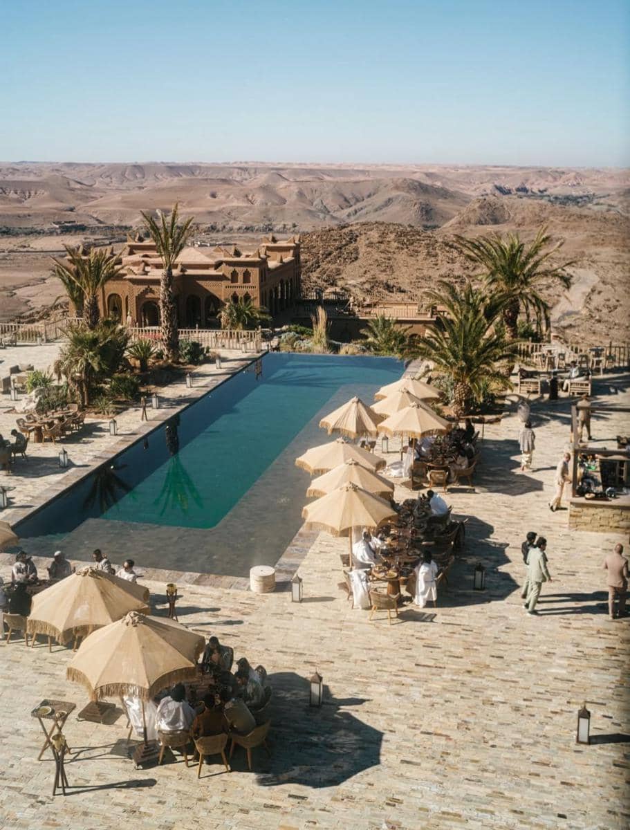 Dekorasi Pernikahan Ranggaz Laksmana dan Angie Prijanto di Maroko