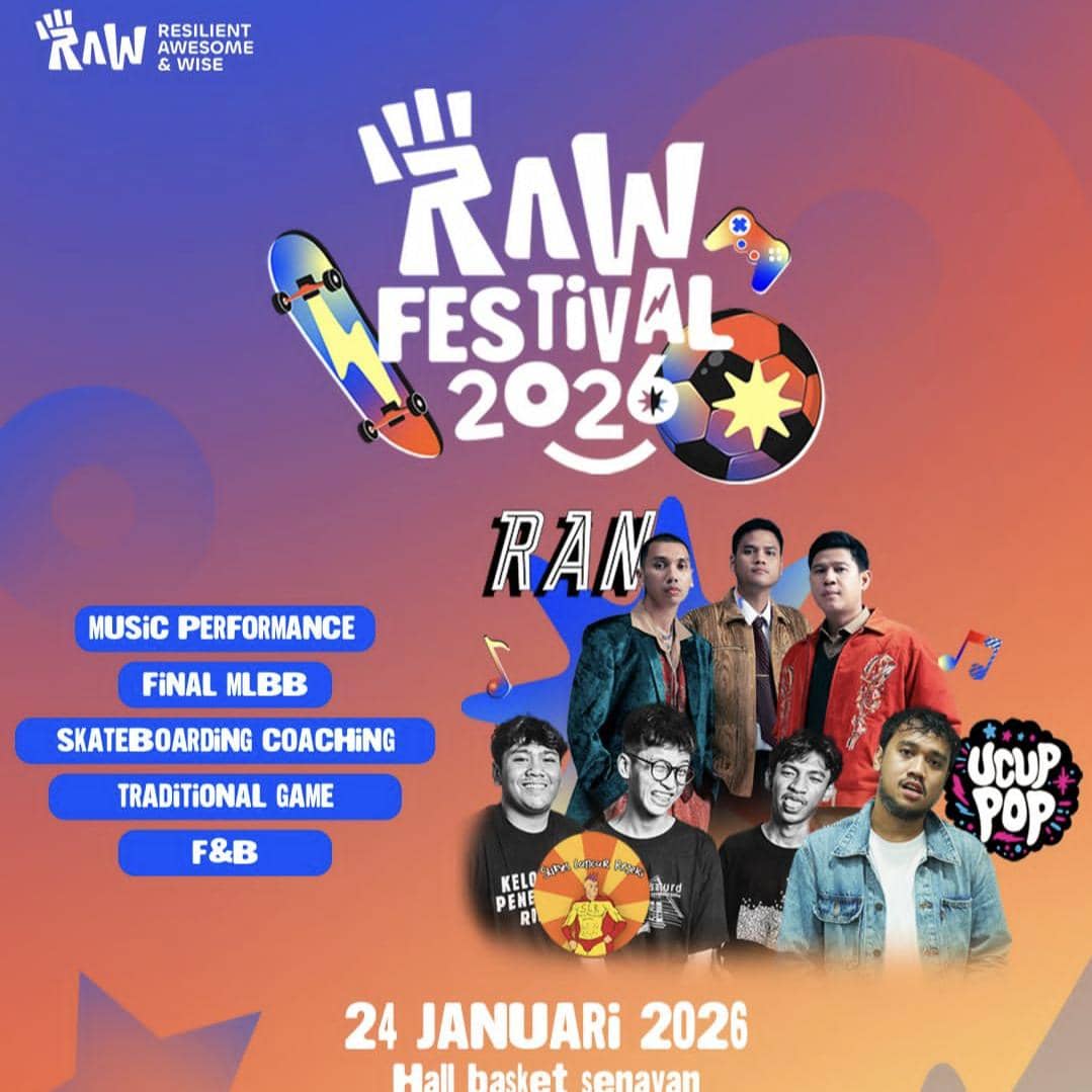 RAW Festival 2026 digelar untuk tingkatkan kualitas hidup remaja Jakarta